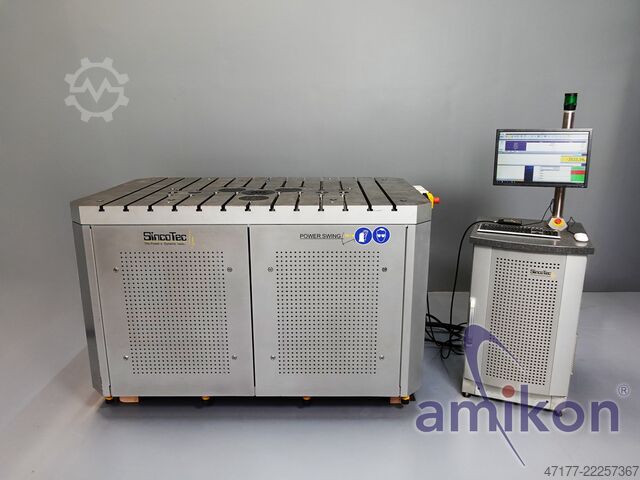 Resonanstestmaskin SincoTec POWER SWING 20 kN Mot Big Table