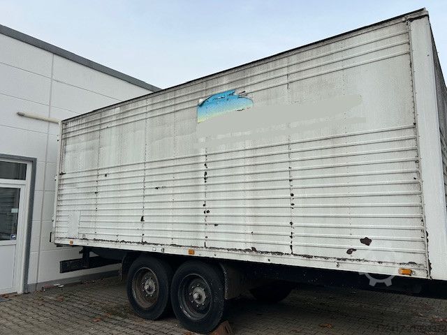 Koffer aanhanger MÜLLER-MITTELTAL EAL-TA-F 8,6tonner 5,8 Nutzlast 2 ACHSER TANDEM