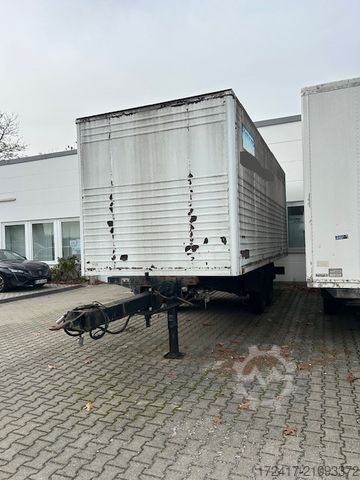 Koffer aanhanger MÜLLER-MITTELTAL EAL-TA-F 8,6tonner 5,8 Nutzlast 2 ACHSER TANDEM