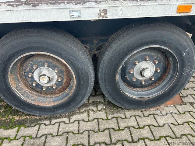 Koffer aanhanger MÜLLER-MITTELTAL EAL-TA-F 8,6tonner 5,8 Nutzlast 2 ACHSER TANDEM