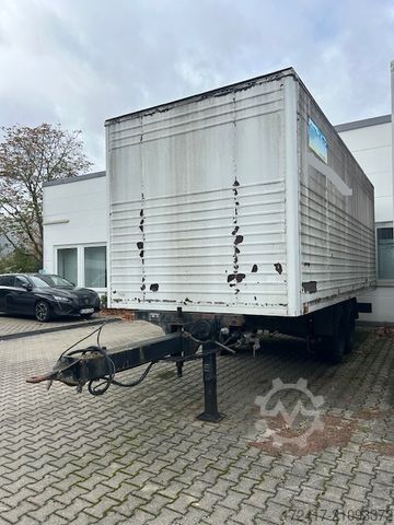 Koffer aanhanger MÜLLER-MITTELTAL EAL-TA-F 8,6tonner 5,8 Nutzlast 2 ACHSER TANDEM