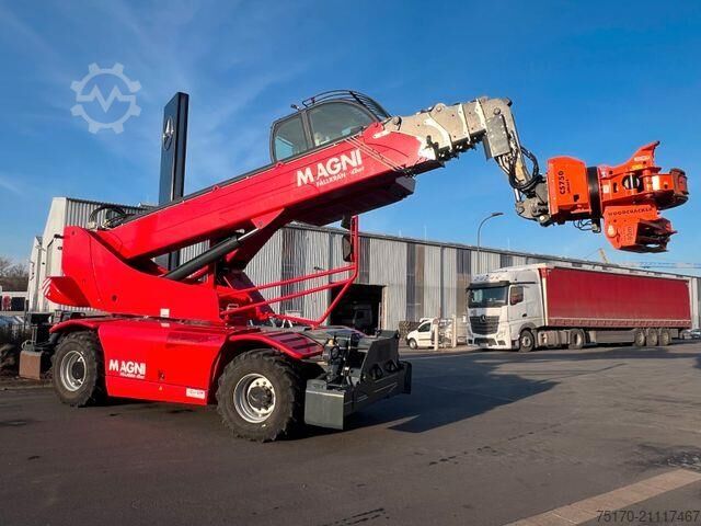 Telescopische lader Magni RTH 6.30 SH / Fällkran / Westtech CS750