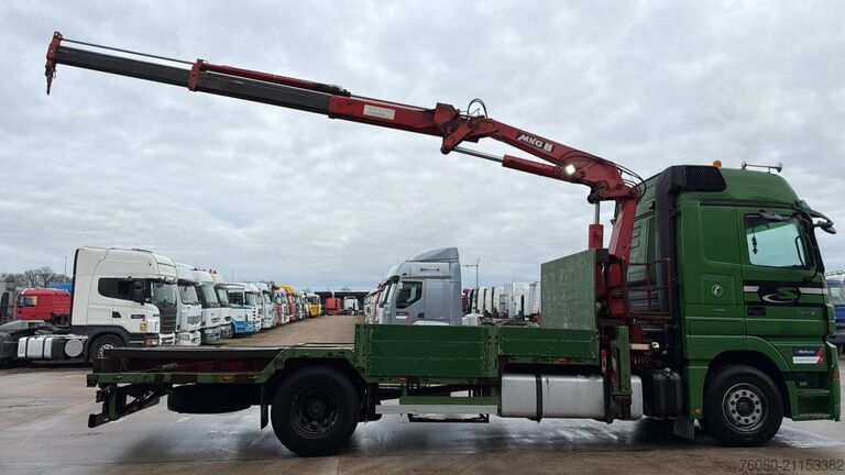 Trailer πλατφόρμας Mercedes-Benz actros 1844 (EPS / GRUE MKG 175 / CRANE MKG 175...