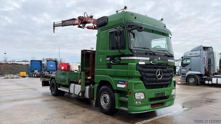 Trailer πλατφόρμας Mercedes-Benz actros 1844 (EPS / GRUE MKG 175 / CRANE MKG 175...