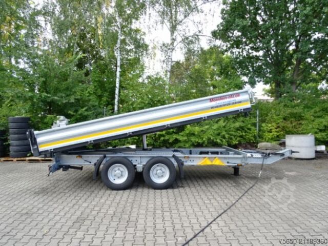 Tipper trailer Möslein TTG 11 Verzinkt  neuer Tandem 3- Seitenkipper Tieflader-- Neufahrzeug --