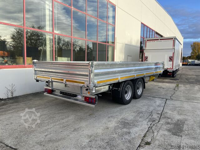 Tipper trailer Möslein TTD 11 Breite Reifen  Kipper Tieflader, Breite Reifen-- Neufahrzeug --