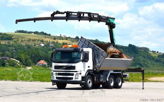 Billenő teherautó VOLVO FM 440 Kipper 4,80m + PK 17000D/6x4 * TOPZUSTAND
