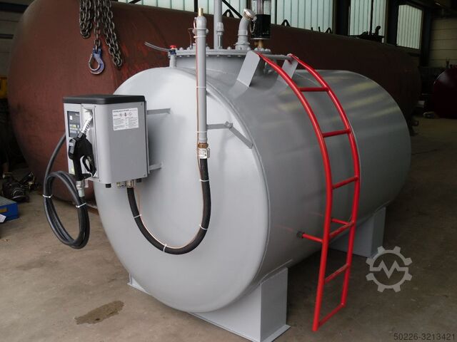 Tankstation voor diesel Tankstation Schneider Tankbau 5m³ Dieseltank DIN 6616/D + Zapfpumpe