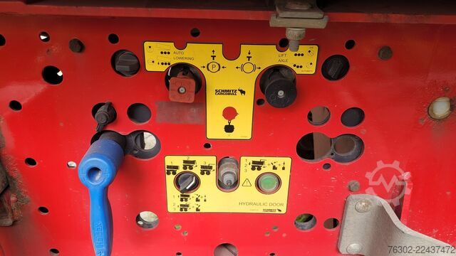 Pianale mobile Schmitz SKI 24 L 7.2 Stahlmulde hydr. Hecklappe