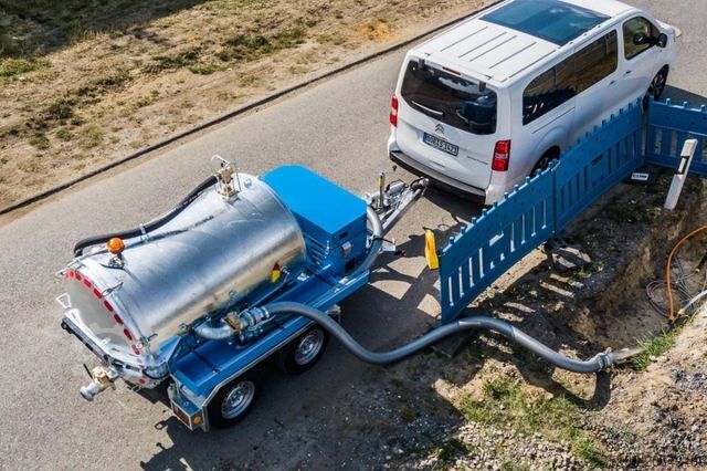 Vacuümtankwagen Schmies STS VR-2,0 Vakuumsaugfass-Anhänger 3,5to