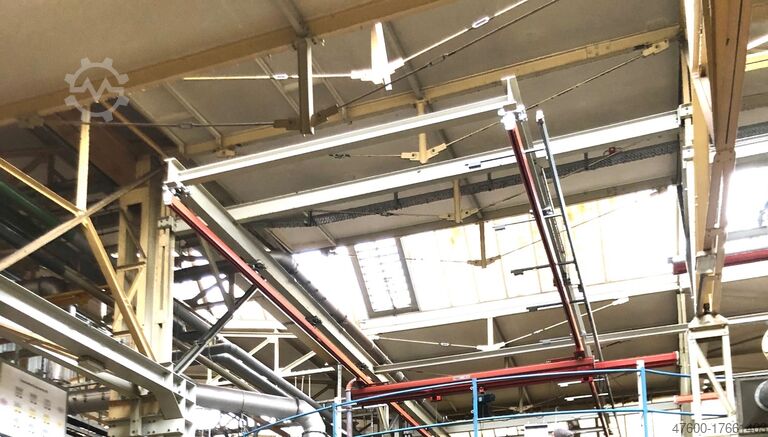 Daru előtető Daru Beltéri daru Daru kifutópálya Demag Kranbahn KBK2 15x5m +1,5m Ausschub Demag KBK II KBK2 500Kg + DC Kettenzug