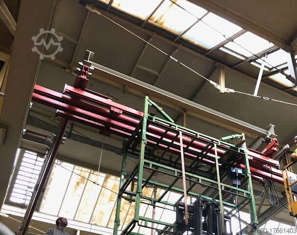 Daru előtető Daru Beltéri daru Daru kifutópálya Demag Kranbahn KBK2 15x5m +1,5m Ausschub Demag KBK II KBK2 500Kg + DC Kettenzug