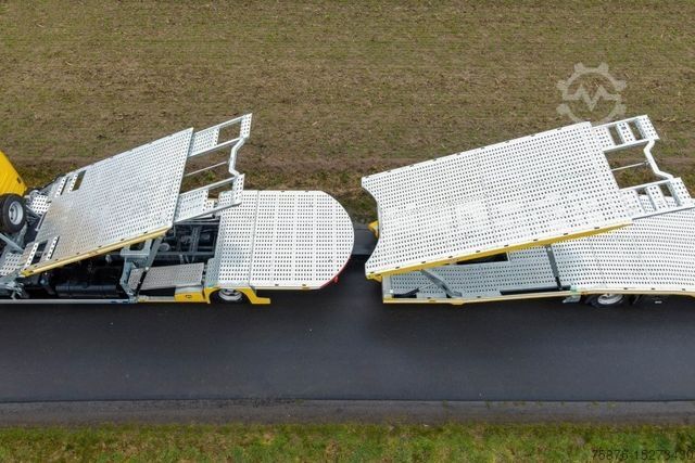 Autószállító teherautó MERCEDES-BENZ Atego 5 PKW oder 4 Transporter Fahrgestelle