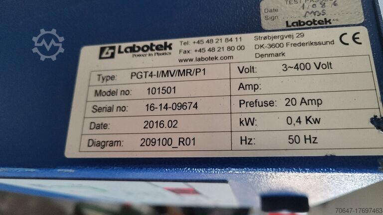 Toppmonterad tork med materialtransportör Ryser GmbH BAFAG ATU 35