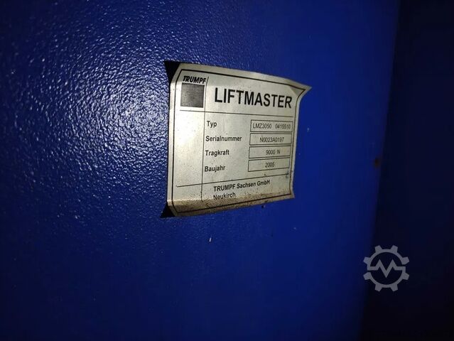 LiftMaster Trumpf sheet metal feeder Trumpf LMZ3050 2005 rok