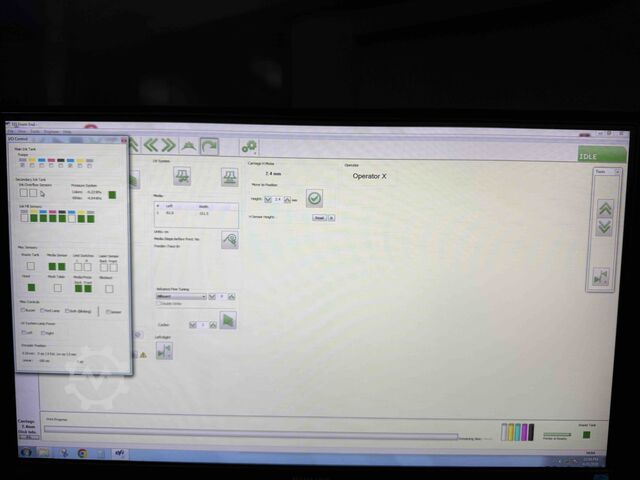 Digitaldruckmaschine efi Vutek Pro32R + LED Rollprinter all 12 new Ricoh gen 5 Printheads