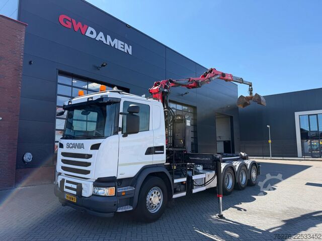 Σύστημα βραχίονα γάντζου Scania G450 8x4 Haaksysteem / Z kraan Euro 6