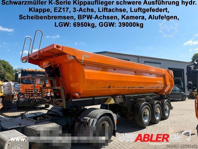 Tipper semitrailer SCHWARZMÜLLER K-Serie Lift Luft Alu