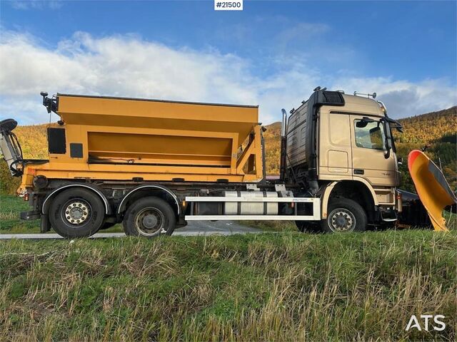 Système de bras à crochet Mercedes-Benz Actros 2848 6x4 snow rigged hook truck w/ 20t hook