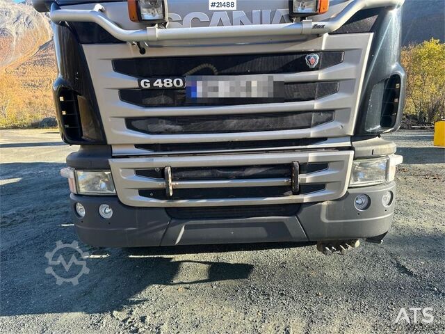 Damperli kamyon Scania G480 6x4 snow rigged tipper truck w/ two sets of t