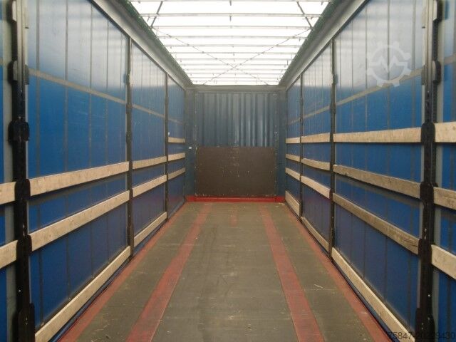 Reboque com plataforma e lona Krone SDP 27 Mega Liftachse Hubdach