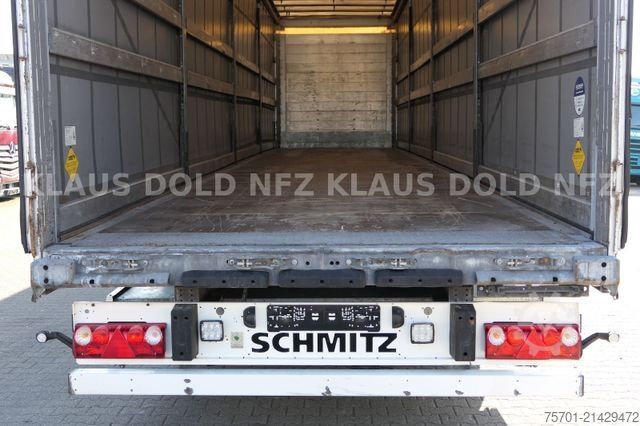 Open oplegger met zeil SCHMITZ CARGOBULL SCB S3T safety-roof Edscha Scheibenbremsen