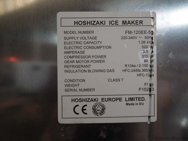 Ice maker Hoshizaki FM-120EE-50