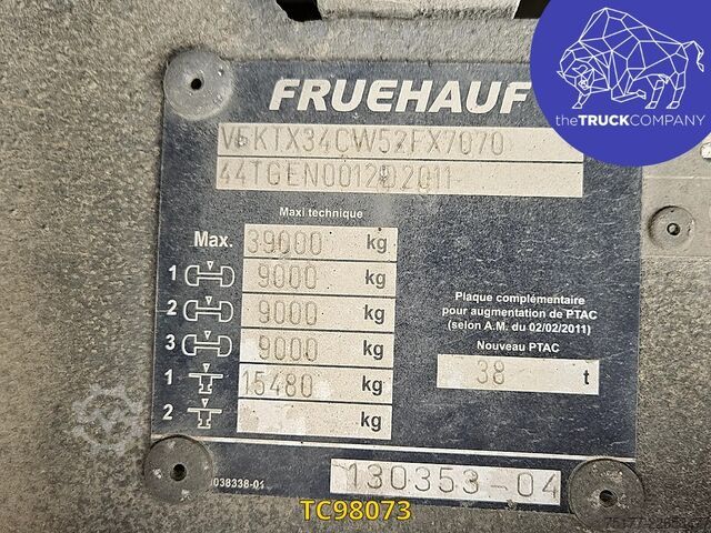 Bâches coulissantes Fruehauf 