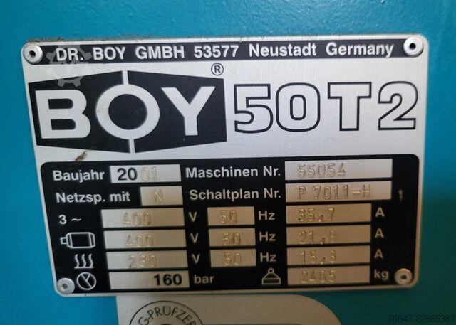 Spuitgietmachine BOY 50 T2