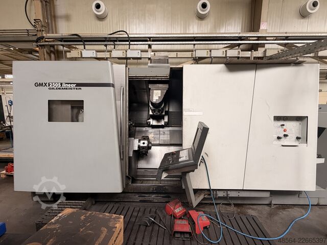 Centro de torneamento e fresagem CNC Gildemeister GMX 250S linear