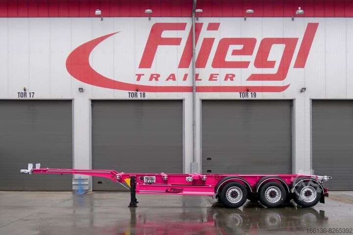 Auflieger Containerchassis Fliegl SDS 380 Gooseneck 45 Typ 2