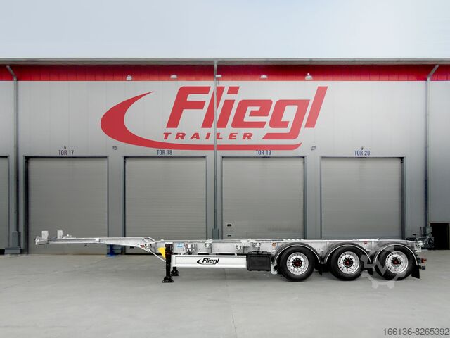 Auflieger Containerchassis Fliegl SDS 380 Gooseneck 45 Typ 2
