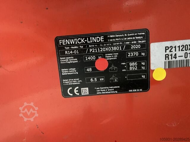 Nå lastbil Linde R14-01