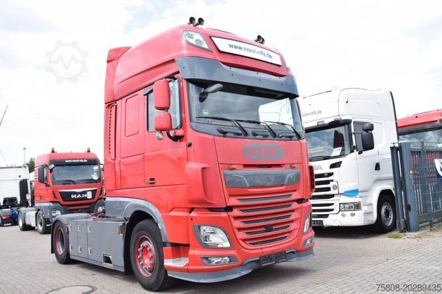 Gevaarlijke stoffen vrachtwagen DAF XF480 SSC ADR EXII EXIII Intarder Leder Xenon