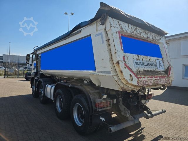 Kiepwagen MAN TGS 35.420 8x4BB Muldenkipper Schmitz Stahl