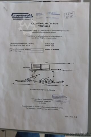 βαν μεταφοράς αυτοκινήτων Mercedes-Benz Actros 1840 4x2 Groenewold auto-transporter, 9 ...