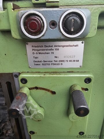 Gereedschap freesmachine DECKEL FP1