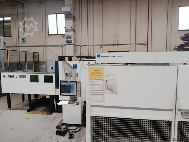 μηχανή διάτρησης με λέιζερ TRUMPF TruMatic 1000 (K07M) fiber 3000 Watt