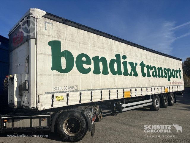 Brandalı açık yarı römork Schmitz Cargobull Semitrailer Curtainsider Standard