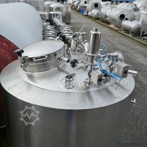 Zbiornik ciśnieniowy 1000 litrów z możliwością podgrzewania/chłodzenia, Aisi 316 z mieszadłem magnet  9556