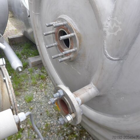 8609 liter drukvat / reactor van V4A met framebladmenger 9204