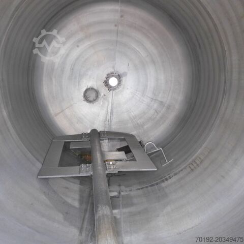 8651 liter drukvat / reactor van V2A met framebladroerder 9203