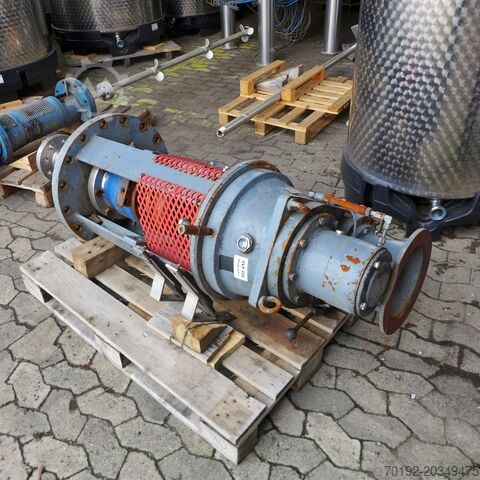 8651 liter drukvat / reactor van V2A met framebladroerder 9203
