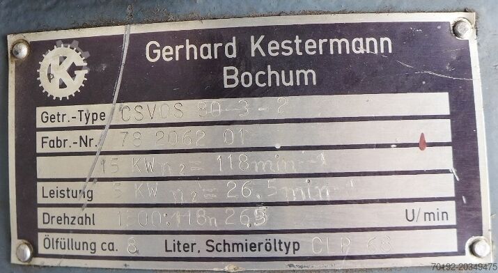 8651 liter drukvat / reactor van V2A met framebladroerder 9203