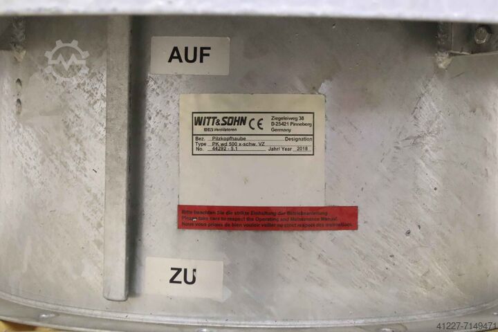 Fan head Witt & Sohn PK wd 500 x-schw. VZ