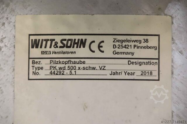 Fan head Witt & Sohn PK wd 500 x-schw. VZ