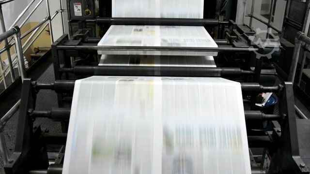 Impressora de jornais Heidelberg Mercury