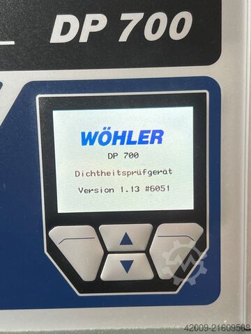 συσκευή ελέγχου στεγανότητας Wöhler DP 700