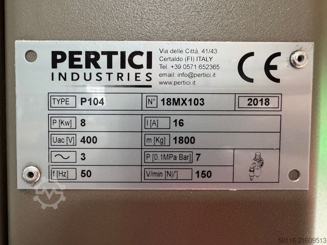 4-akset bearbejdningscenter Pertici P104