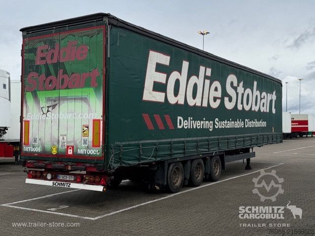 Åben sættevogn med presenning Schmitz Cargobull Curtainsider Mega